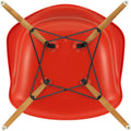 Thumbnail photo of Eames Plastic Armchair DAW - 03 Poppy Red - Golden Maple - Dining Chairs - Metal/wood/plastic