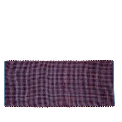 Photo of Wool Blanket - Blue/Bordeaux