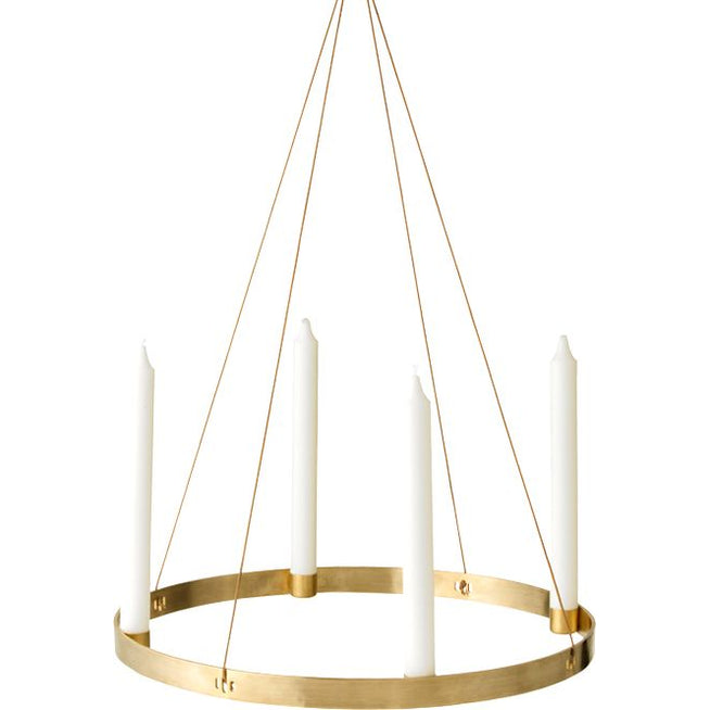 Photo of Candle Holder Circle Large Ø: 38 Cm - Messing