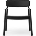 Thumbnail photo of Timb Lounge Armchair - Armchair - Black / Ultra Leather - Black - H: 75.5 x L: 67 x D: 62 x Sh: 42 cm