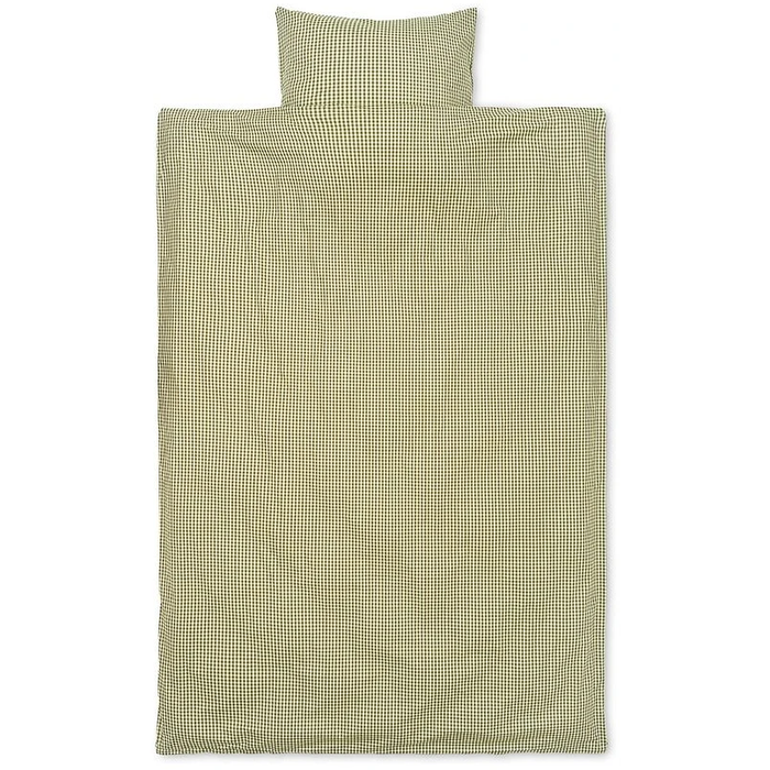 Check Bedding - Children's bedding - Lemon / Olive - (junior) W100 x H140 cm