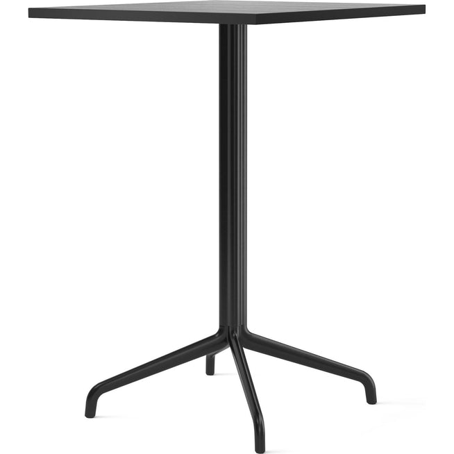 Photo of Harbour Column Counter Table 4-star - Black/black Oak - 70x60 Cm - Barbord - Norm Architects - Svart - Metall/trä