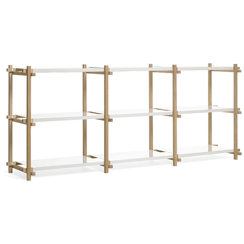 Photo of Woody Bookcase by Hay (low incl. 9 shelves)