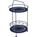 Montmartre Portable Bar, Deep Blue - Small Tables & Side Tables Outdoor - Blue - Metal
