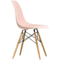 Eames Plastic Chair Dsw - 41 Pale Rose - Ash Honey Tone - Matstolar - Charles & Ray Eames - Rosa - Metall/trä/plast