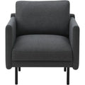 Thumbnail photo of Rar Armchair - Lænestol - Re-born Dark Grey - W79 X D87 X H81 Cm