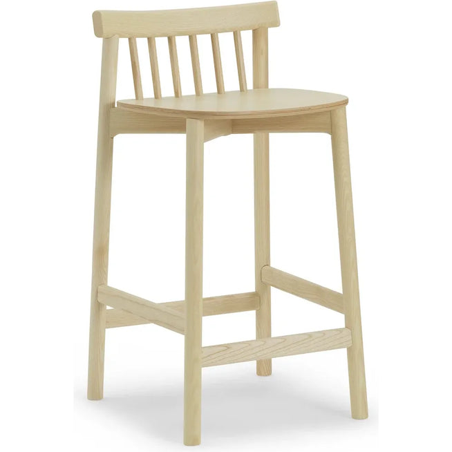 Photo of Pind Barstool 65 Cm - Barstol - Ash - W44.5 X D45 X H81.5 Cm