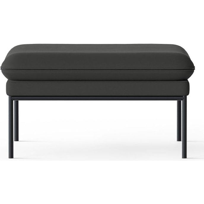 Photo of Turn Puf - Puf - Black - Focus - Grey - W80 X H42 X D80 Cm