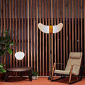 Thumbnail photo of Akari Bb3-33s - Shade lamps - Isamu Noguchi - Wood-coloured, white