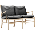 Carl Hansen - OW149-2 - Colonial Sofa, White Oiled Oak, Leather Group