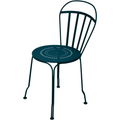 Thumbnail photo of Louvre Chair Acapulco Blue 21 - Outdoor dining chairs - Blue - Metal