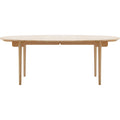 Thumbnail photo of Carl Hansen - Ch338, clear lacquered oak, with space for 2 extension leaves - dining table - Hans J. Wegner - wood-coloured - wood