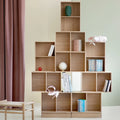 Thumbnail photo of B98 Bookcase 54x72 cm - lacquered oak