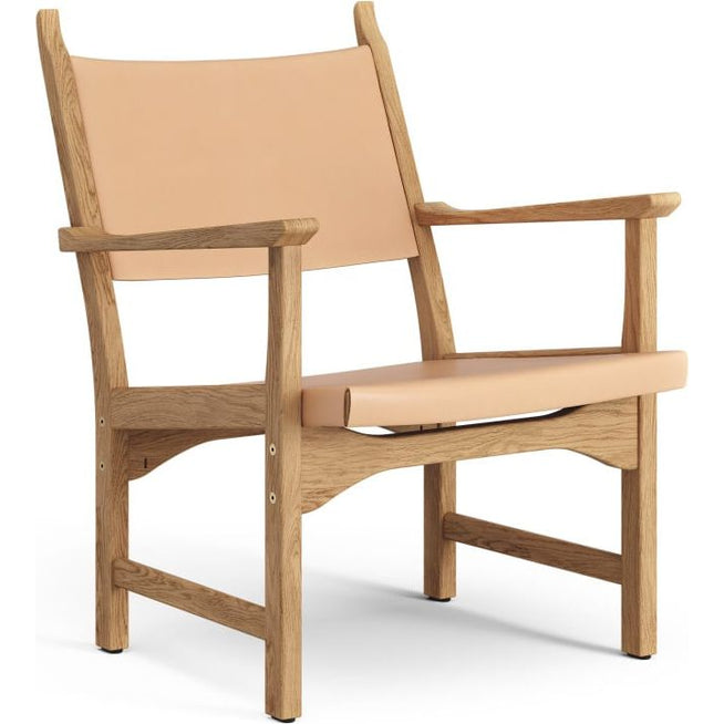 Photo of Caryngo Arm Chair Oiled Oak-leather