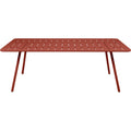Thumbnail photo of Luxembourg Table 207 x 100, Red Ochre - Outdoor Dining Table - Frédéric Sofia - Red - Metal