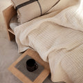 Thumbnail photo of Calm Cushion - Camel/black