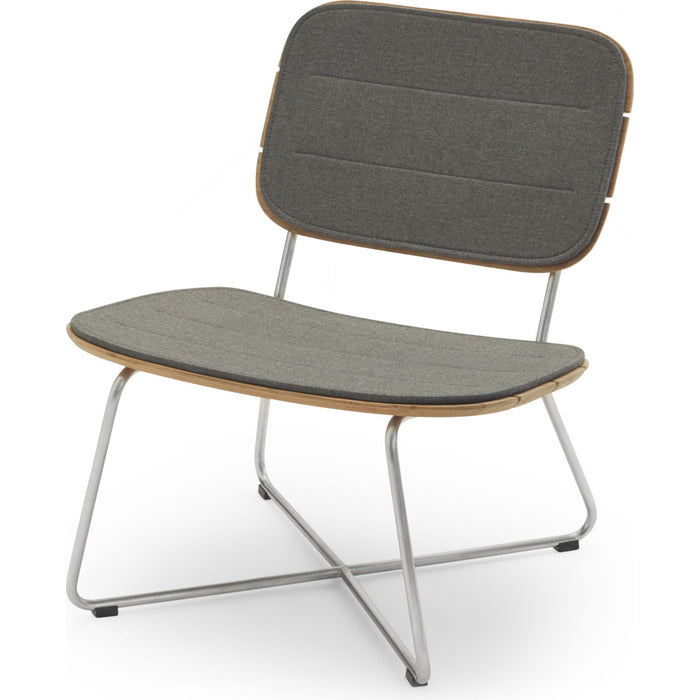 Lilium Lounge Chair Cushion Charcoal - Dynor & Kuddar - Grå