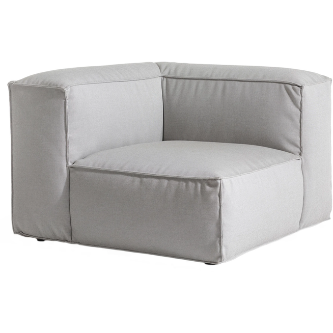 Photo of Asker Sofa Corner Section, Light Grey Sunbrella Sling - Utomhussoffor - Martin Dos Santos