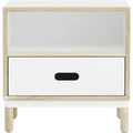 Thumbnail photo of Kabino Bedside Table - Bedside Table - White - L: 50 x D: 41 x H: 50 cm
