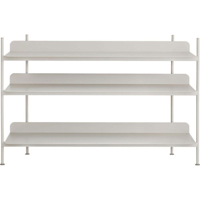 Photo of Compile Shelving System/configuration 2, Grey - Hyllsystem - Cecilie Manz - Grå - Metall