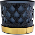 Trio Flower Pot - Medium, Drop, Grey-Blue - Pots & Vases - Ania Pauser - Gold, Blue
