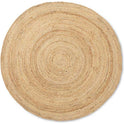 Eternal Round Jute Rug - Black Fra Ferm Living