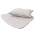 Thumbnail photo of Breeze Lounge Chair Cushion - Outdoor Cushions - Light Grey - Cane-line Natté - W: 63 x D: 50 x H: 2 cm