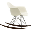 Eames Plastic Armchair Rar - 11 Pebble - Basic Dark Base - Dark Maple - Matstolar - Charles & Ray Eames - Vit - Metall/trä/plast