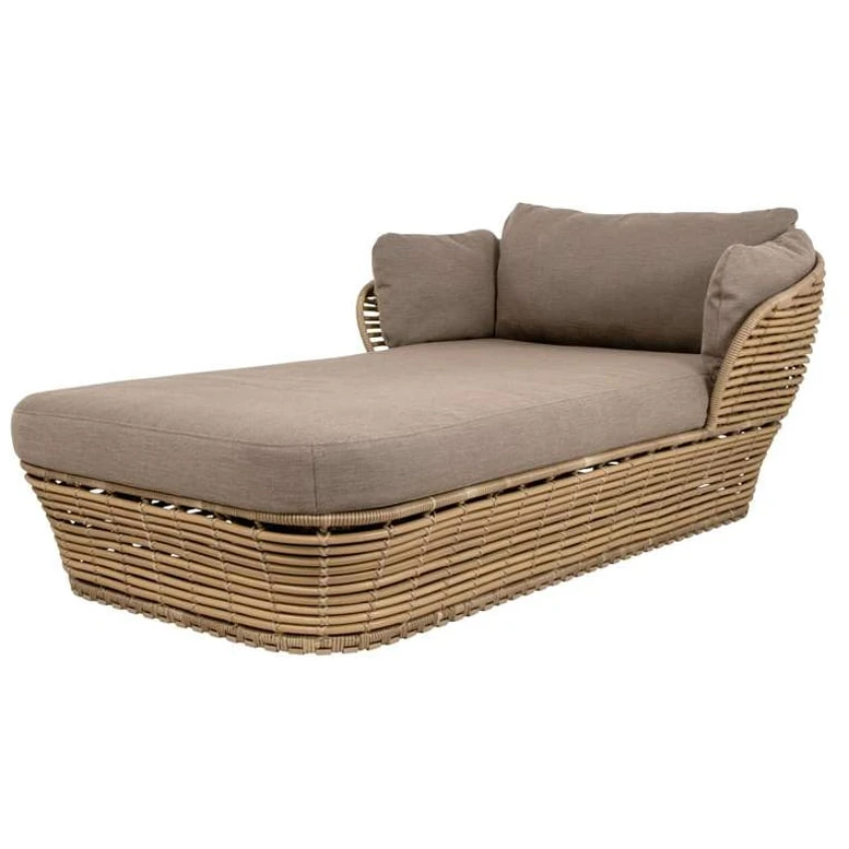 Basket Daybed Taupe, Cane-line Weave