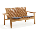 Thumbnail photo of Amaze 2-personers Sofa - Sofa - Teak - B: 145 X D: 82 X H: 77 X Sh: 38 Cm