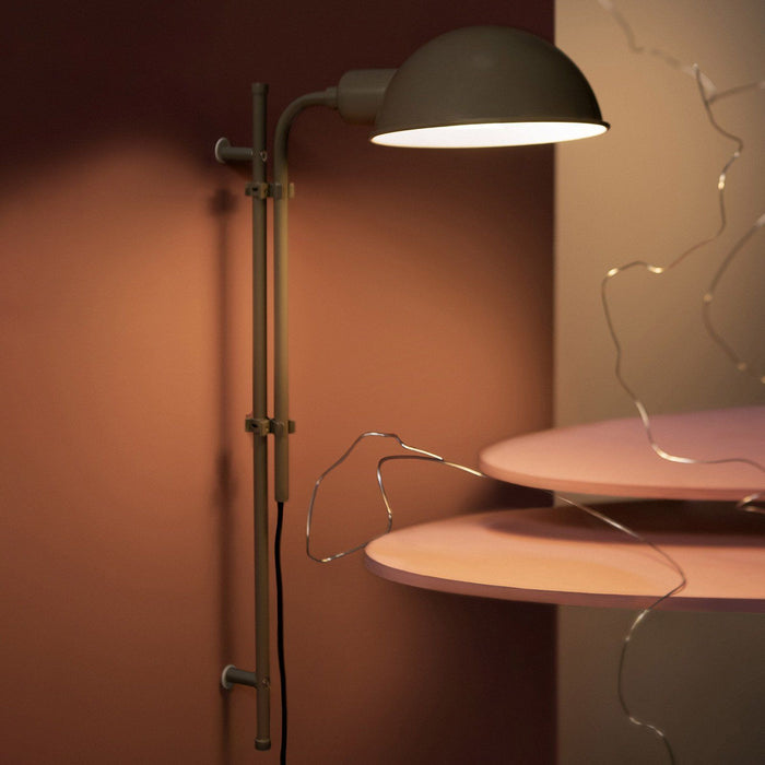 Photo of Funiculi A - Moss Grey - Vägglampor - Lluís Porqueras - Grå