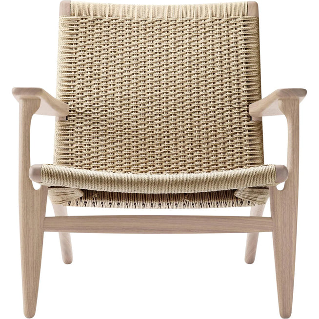 Photo of CH25 Lounge Chair - Soaped Oak