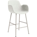 Thumbnail photo of Form Bar Armchair 65 Cm Full Upholstery Warm Grey Steel