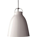 Thumbnail photo of Caravaggio 1 Pendant White Smooth-grey Textile Cord
