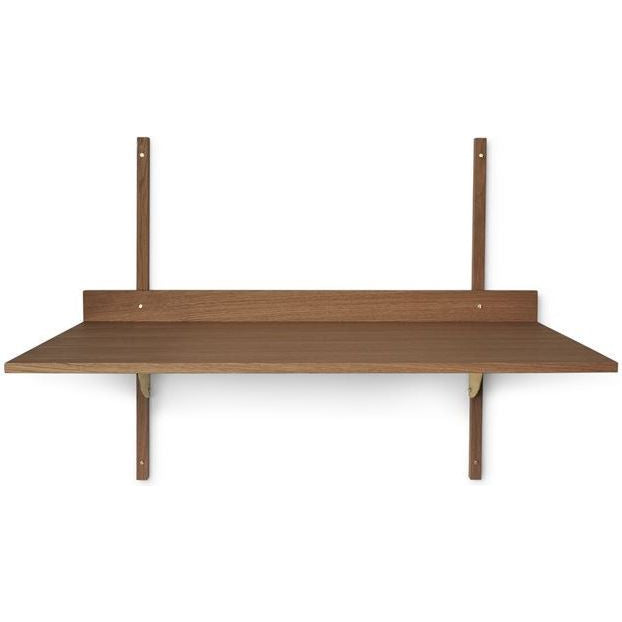 Photo of Sector Desk - Skrivebord - Smoked Oak/brass - W87 X H66,5 X D45,1 Cm
