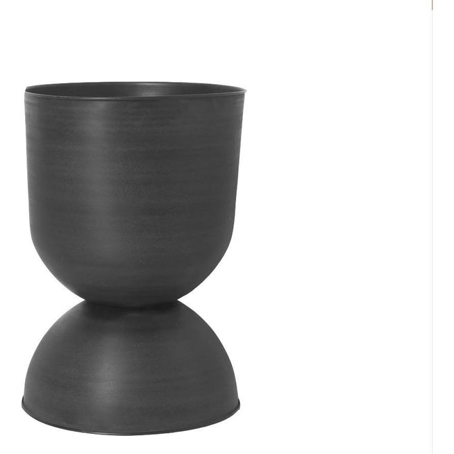 Photo of Hourglass Pots - Flowerpot - Black - Extra Small - Ø21 x H30 cm