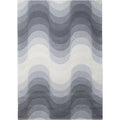 Thumbnail photo of Wave Rug 170x240, Grey, 100% New Zealand Wool, Hand Tufted - Mönstrade Mattor - Verner Panton - Grå