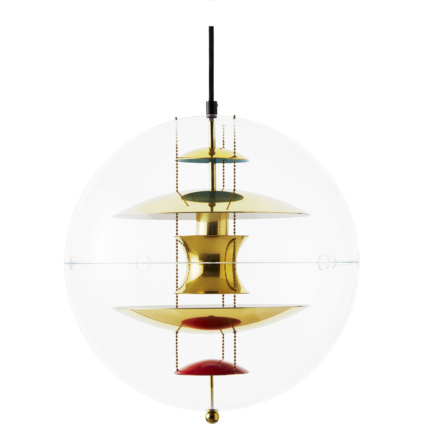 Vp Globe Brass Pendant  - Pendellampor - Verner Panton - Guld