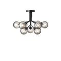 Thumbnail photo of Apiales 9 Ceiling Lamp Satin Black/optic Smoked