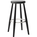 CH56 Bar Stool - Black Lacquered Oak