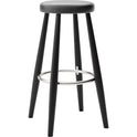 CH56 Bar Stool - Black Lacquered Oak