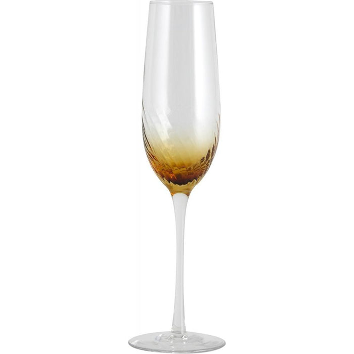 Photo of Garo Champagne Glass Amber - Set of 8 Pieces