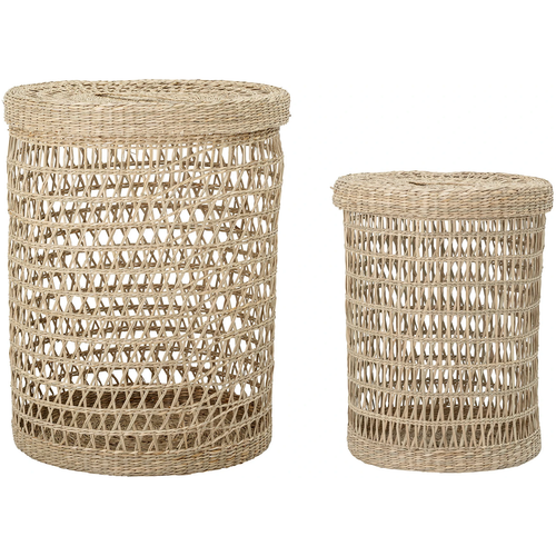 Photo of (wash) Baskets with lids - set of 2 pieces