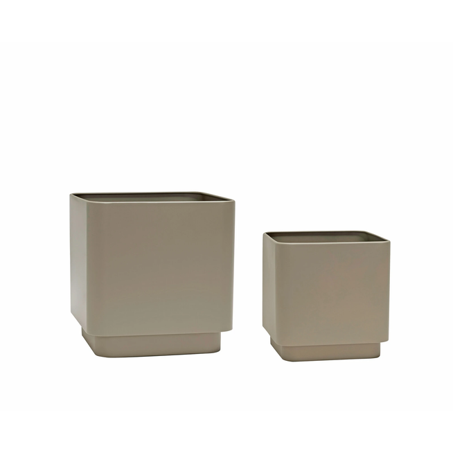 Photo of Cube Planters Brown Set of 2