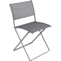 Thumbnail photo of Plein Air Chair, Storm Grey - Outdoor dining chairs - Pascal Mourgue - Grey - Metal/textile material