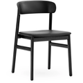 Thumbnail photo of Herit Chair Leather-black Oak Black