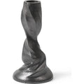 Thumbnail photo of Gale Candle Holder Small H: 13,2 Cm - Blackened Aluminium