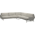 Thumbnail photo of Lissoni Pl115 Corner Sofa Clay 012-Stainless Steel