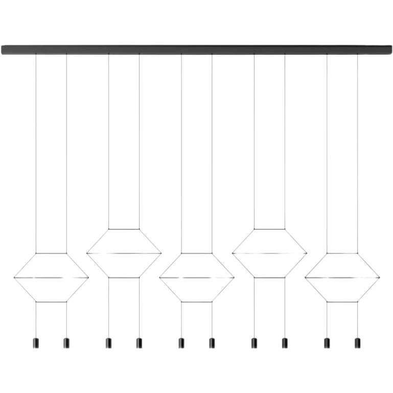 Wireflow Lineal Pendant Lamp