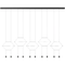 Thumbnail photo of Wireflow Lineal Pendant Lamp